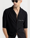 Men's Black Oversized Shirt