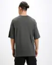 Men's Grey Director Jerry Graphic Printed Oversized T-shirt