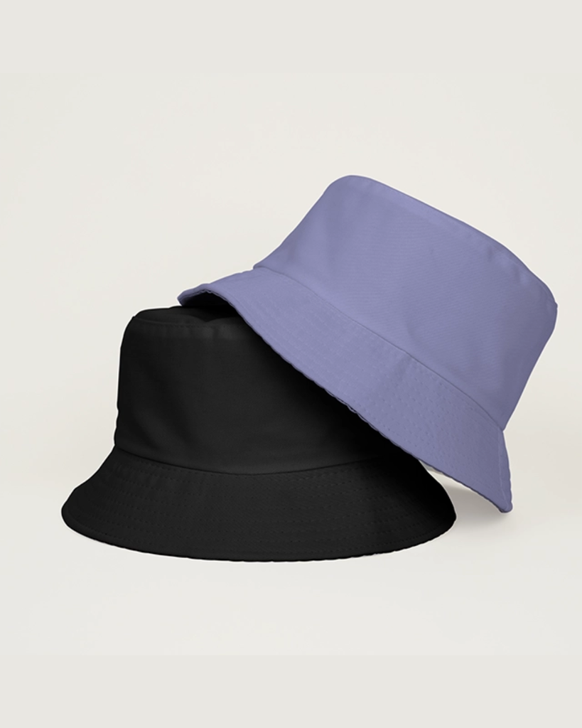 Unisex Black Bucket hat