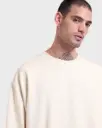 Men's White Oversized Sweatshirt