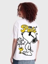 Women's White Cool Pals Graphic Printed Oversized T-shirt