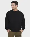 Men's Black Oversized Sweatshirt