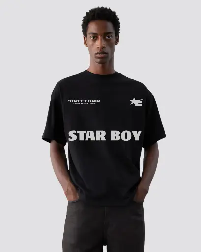 Star Boy Black Oversized
T-Shirt